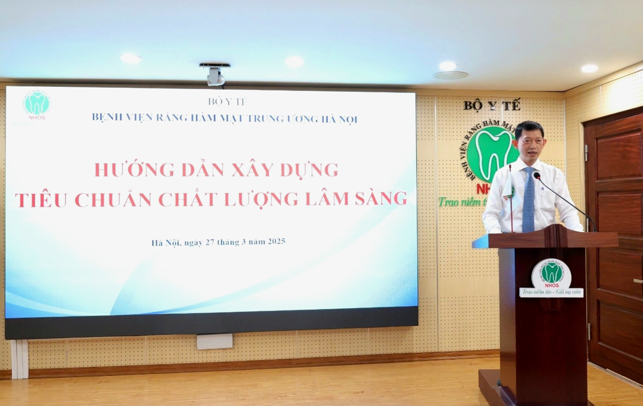 TS.BS. Dương Huy Lương, Cục phó Cục Quản lý Khám chữa bệnh, Bộ Y Tế phát biểu